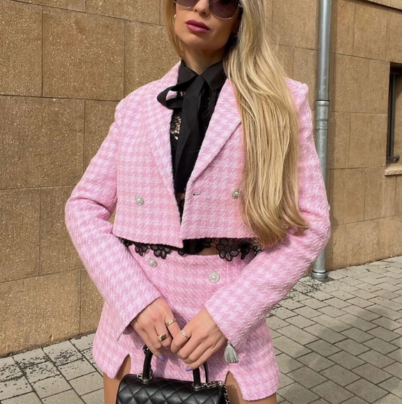 Zara 2pcs Cropped blazer + skort - Picture 7 of 16